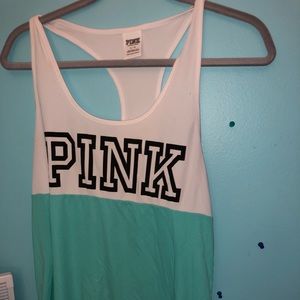 vs pink racerback tanktop
